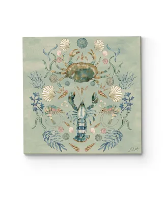 Crustacean Celebration Pebble - obraz na płótnie