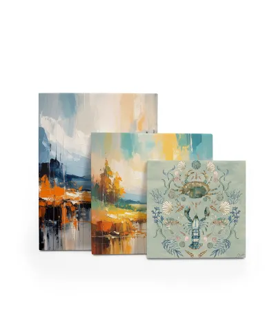 Crustacean Celebration Pebble - obraz na płótnie