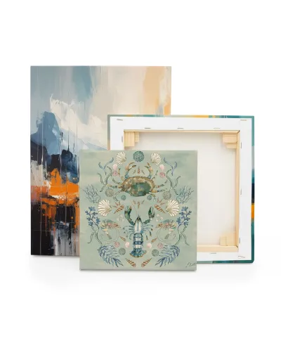 Crustacean Celebration Pebble - obraz na płótnie