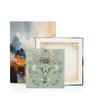 Crustacean Celebration Pebble - obraz na płótnie