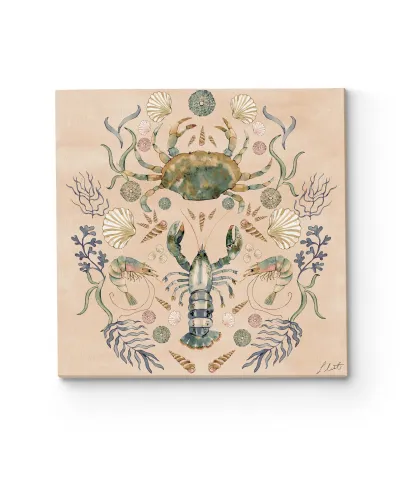 Crustacean Celebration Sand - obraz na płótnie