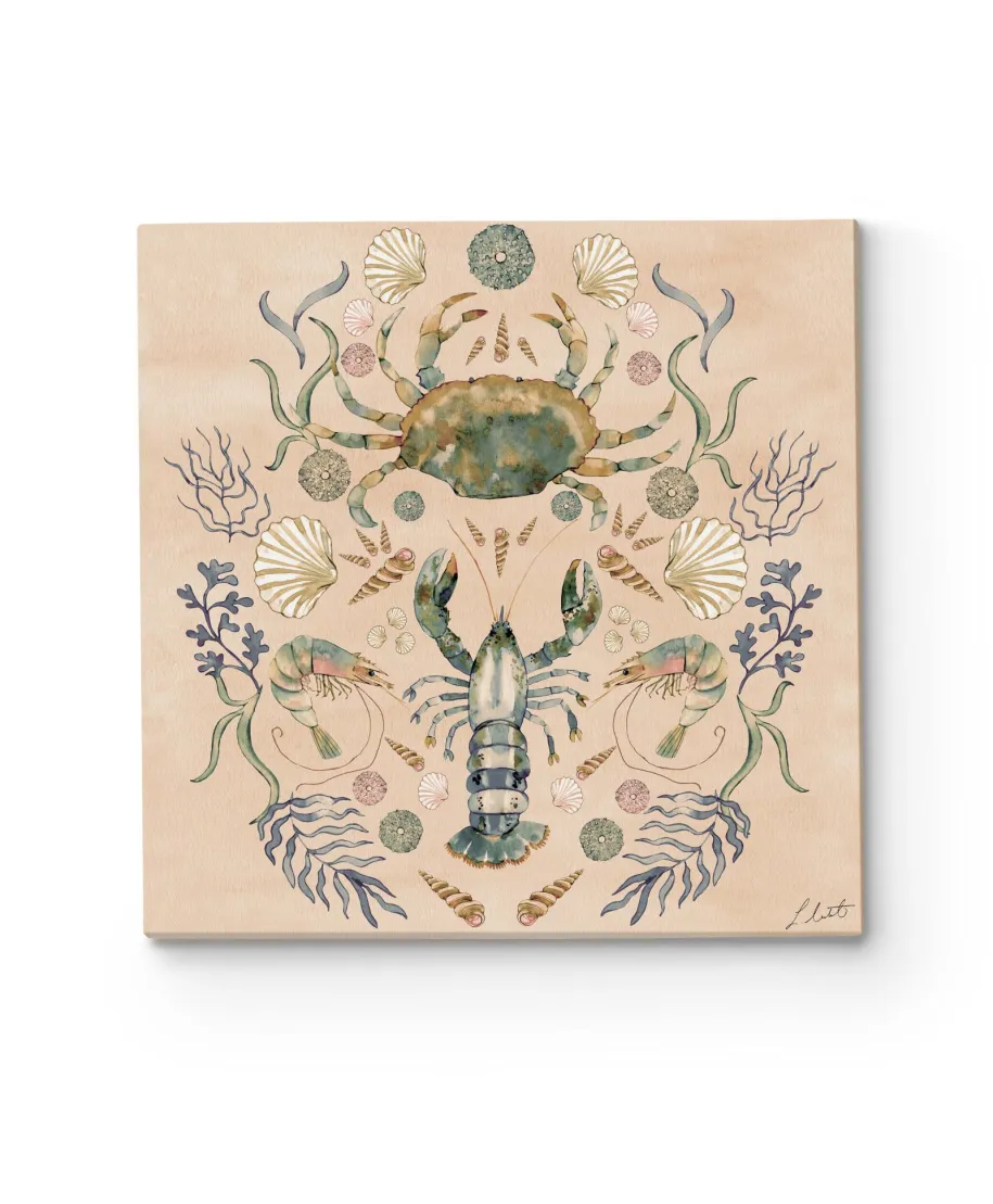 Crustacean Celebration Sand - obraz na płótnie