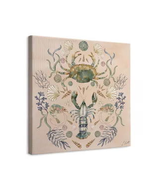 Crustacean Celebration Sand - obraz na płótnie