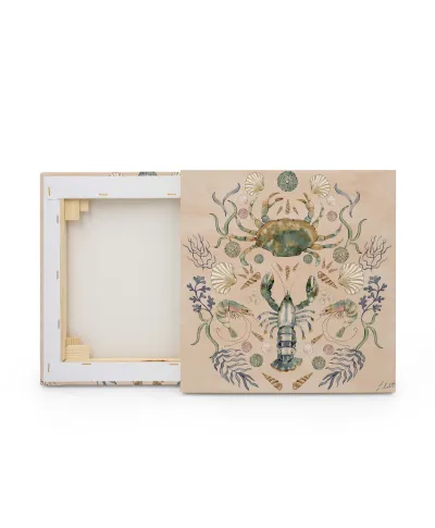 Crustacean Celebration Sand - obraz na płótnie