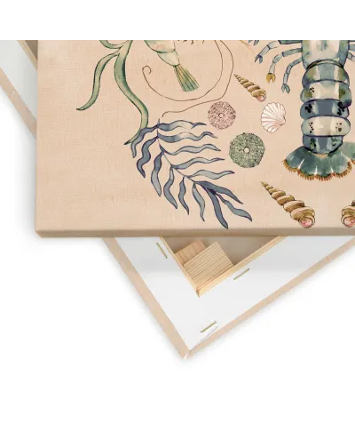 Crustacean Celebration Sand - obraz na płótnie