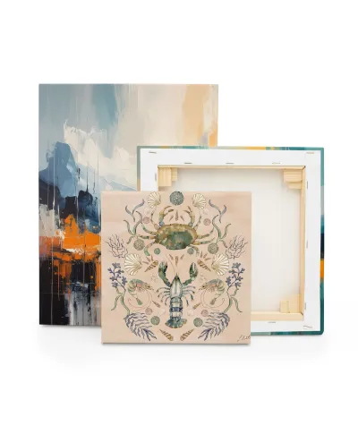 Crustacean Celebration Sand - obraz na płótnie