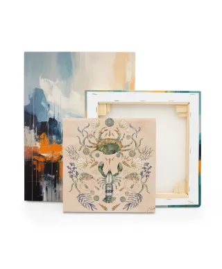 Crustacean Celebration Sand - obraz na płótnie