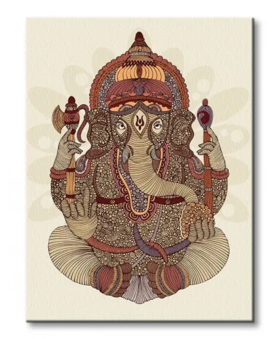 Ganesha - Obraz na płótnie