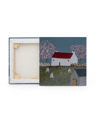 The Shed with the Yellow Door II - obraz na płótnie