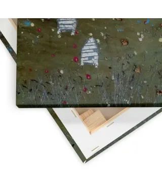 The Shed with the Yellow Door II - obraz na płótnie