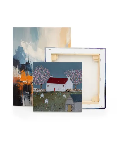 The Shed with the Yellow Door II - obraz na płótnie