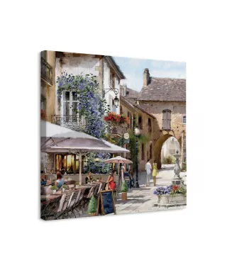 Courtyard Cafe - obraz na płótnie