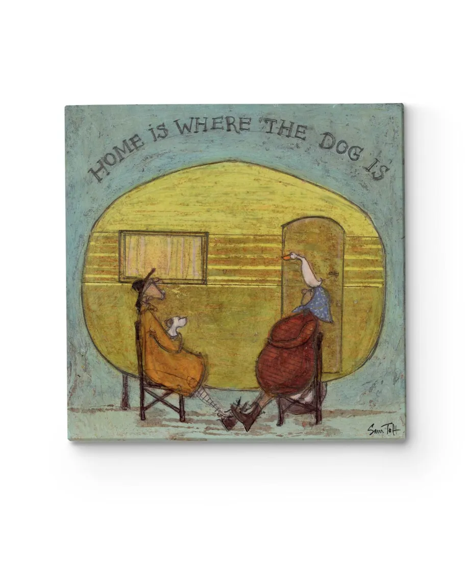 Home is Where the Dog Is - obraz na płótnie Home is Where the Dog Is - obraz na płótnie