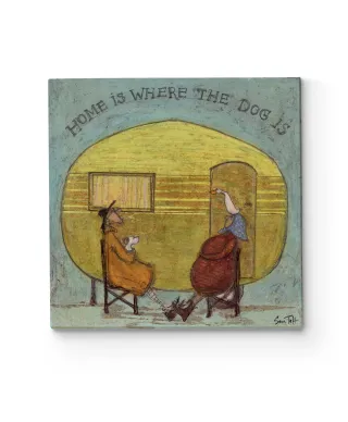 Home is Where the Dog Is - obraz na płótnie