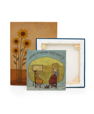 Home is Where the Dog Is - obraz na płótnie