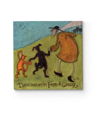 Dancing with Fred and Ginger - obraz na płótnie