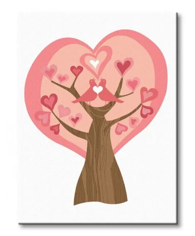 Tree of Love - Obraz na płótnie