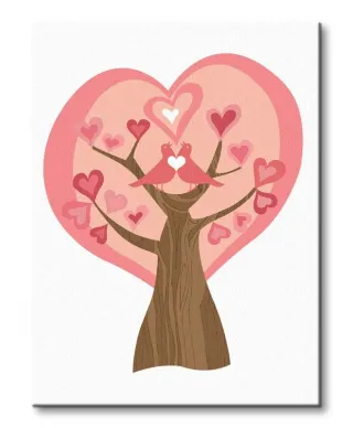 Tree of Love - Obraz na płótnie