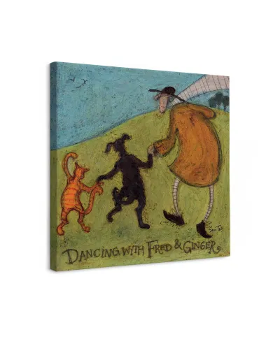 Dancing with Fred and Ginger - obraz na płótnie