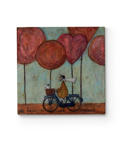 Love Is All Around - obraz na płótnie