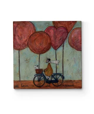 Love Is All Around - obraz na płótnie