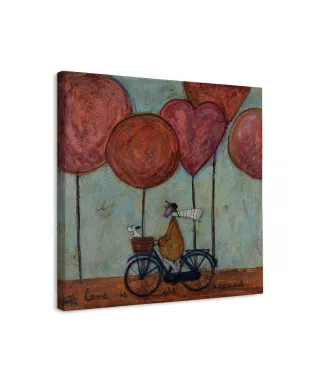 Love Is All Around - obraz na płótnie