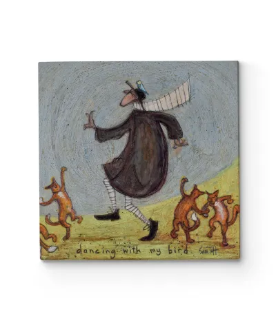 Dancing With My Bird - obraz na płótnie
