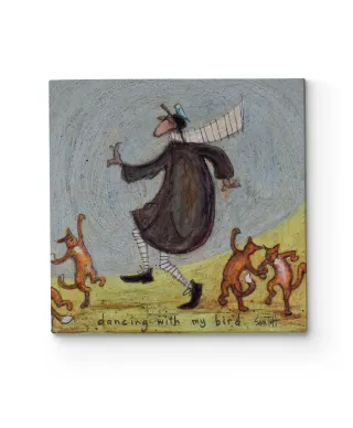 Dancing With My Bird - obraz na płótnie