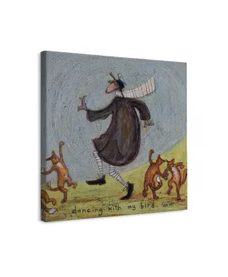 Dancing With My Bird - obraz na płótnie