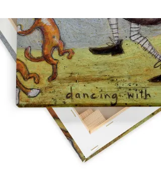 Dancing With My Bird - obraz na płótnie