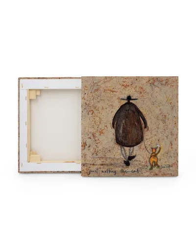 Just Walking The Cat - obraz na płótnie