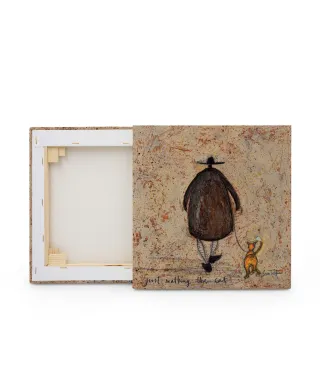 Just Walking The Cat - obraz na płótnie