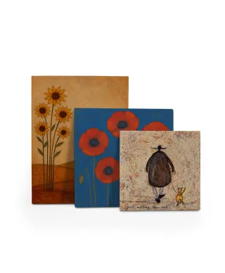 Just Walking The Cat - obraz na płótnie