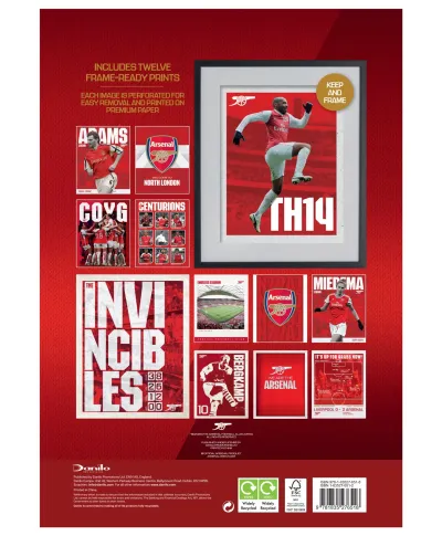 Arsenal FC Deluxe - kalendarz A3 na 2026 rok
