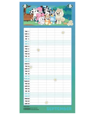 Bluey - kalendarz 2026 organizer