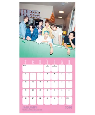 BTS - kalendarz 2026 + plakat