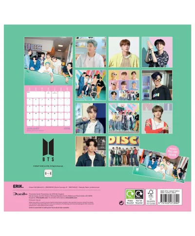 BTS - kalendarz 2026 + plakat