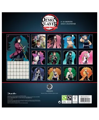 Demon Slayer - kalendarz 2026