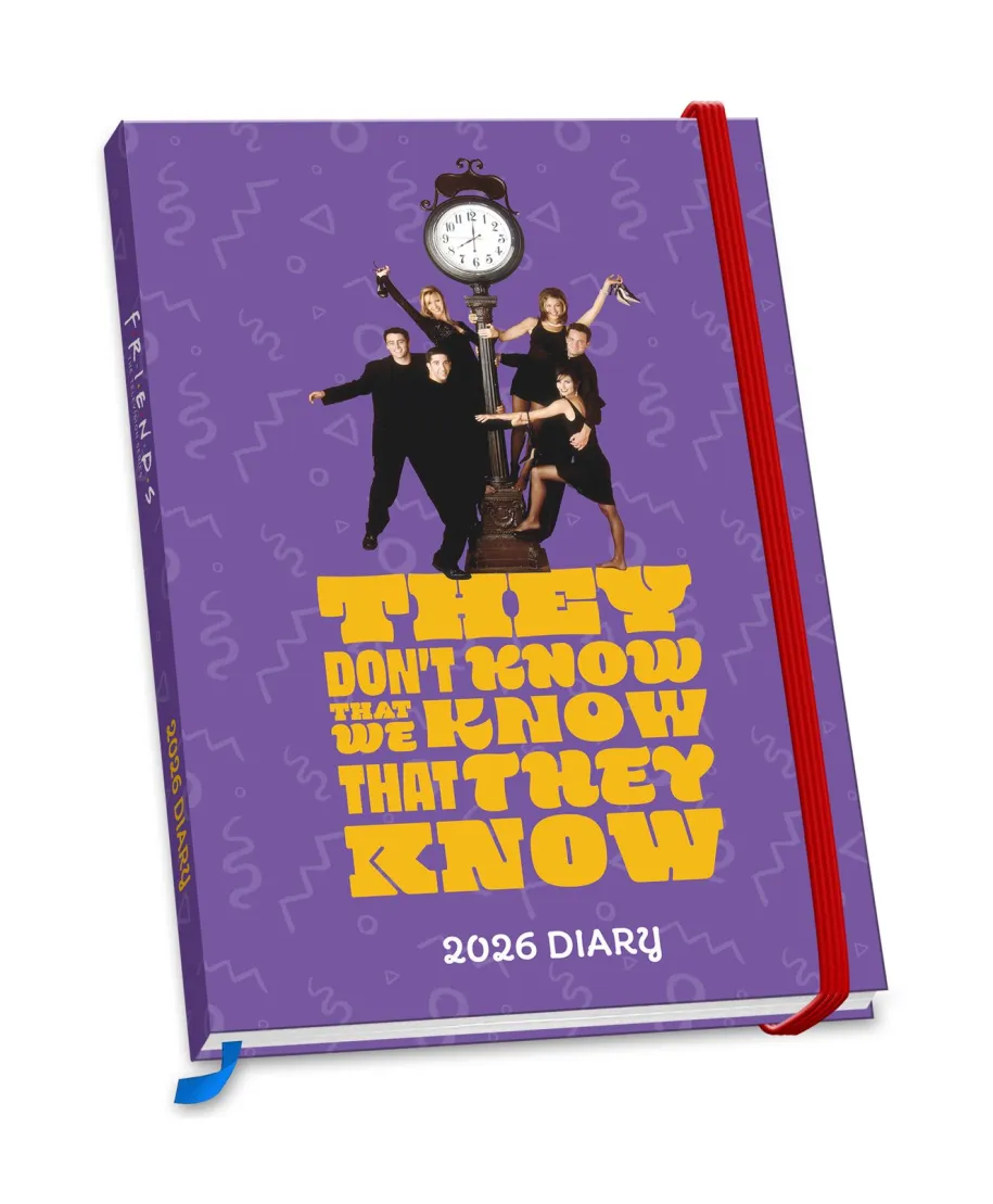 Friends Przyjaciele - kalendarz książkowy A5 2026