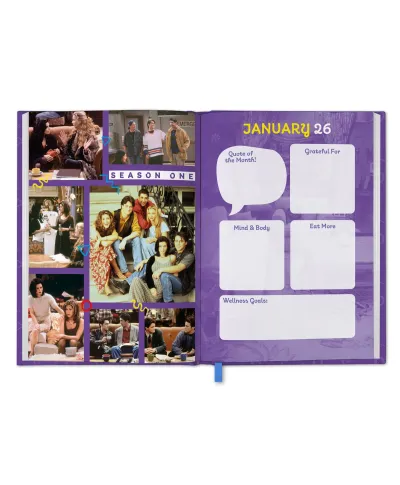 Friends Przyjaciele - kalendarz książkowy A5 2026