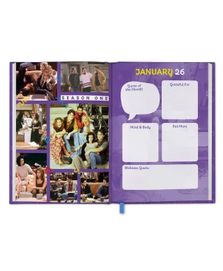 Friends Przyjaciele - kalendarz książkowy A5 2026