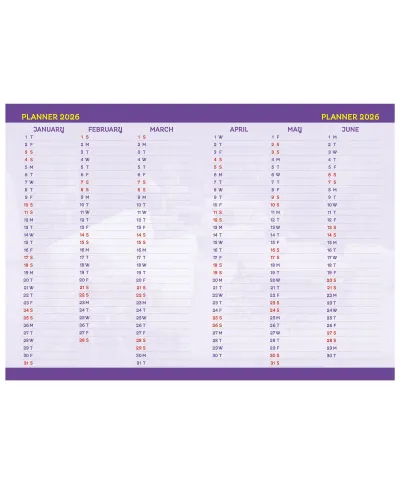 Friends Przyjaciele - kalendarz książkowy A5 2026