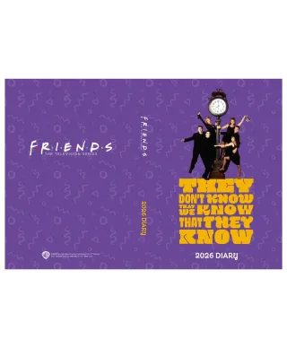 Friends Przyjaciele - kalendarz książkowy A5 2026