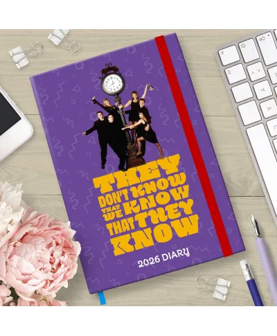 Friends Przyjaciele - kalendarz książkowy A5 2026