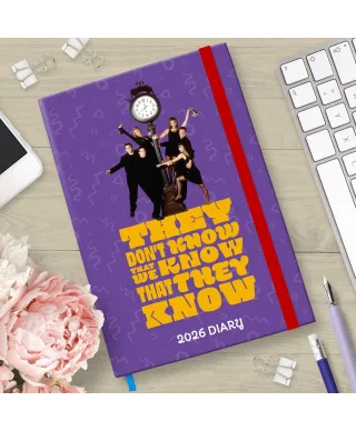 Friends Przyjaciele - kalendarz książkowy A5 2026