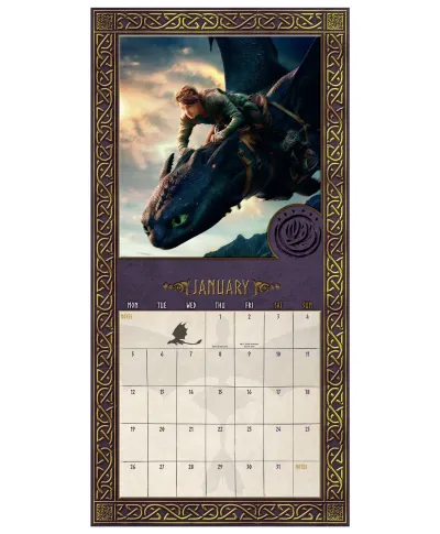 Jak Wytresować Smoka - kalendarz 2026