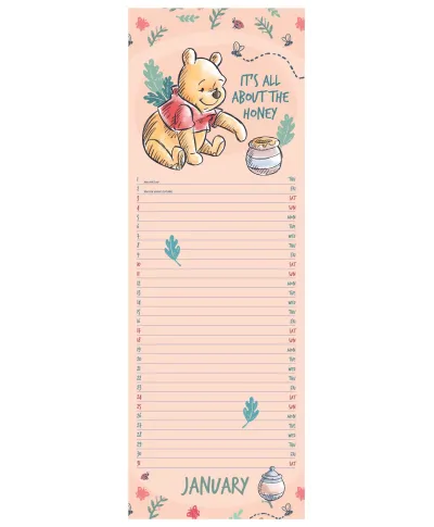 Kubuś Puchatek - kalendarz 2026 slim