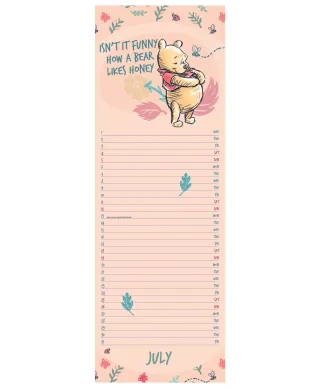 Kubuś Puchatek - kalendarz 2026 slim