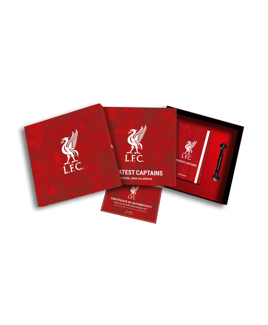 Liverpool FC - zestaw na prezent długopis, kalendarz, pamiętnik 2026
