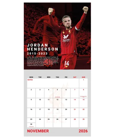 Liverpool FC - zestaw na prezent długopis, kalendarz, pamiętnik 2026